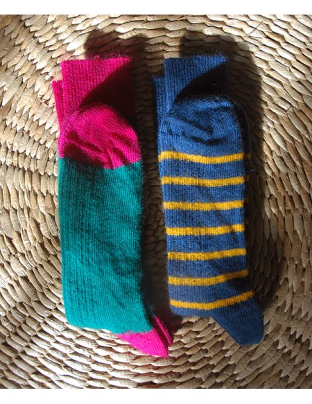 Chaussettes courtes unies