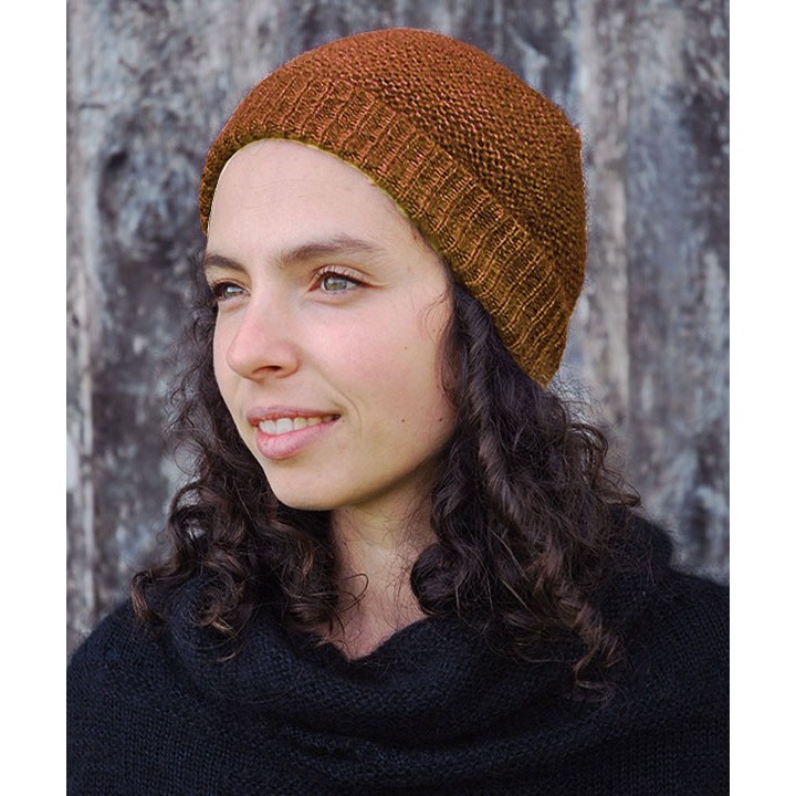 Bonnet fin - mohair et soie