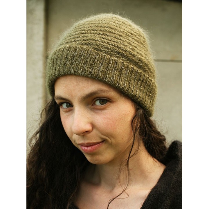 Bonnet fin - mohair et soie